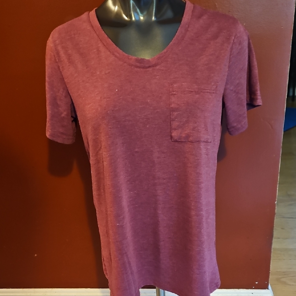 Women's T-Shirt With Pocket Purple
